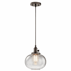 Kichler Avery 9.75" 1-LT Mini Pendant - Olde Bronze - 43852OZ