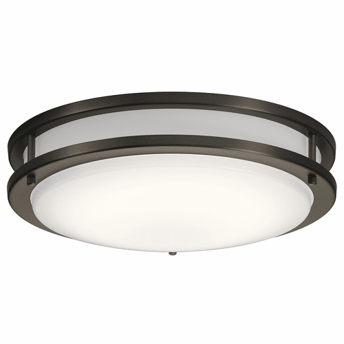 Kichler Avon 14" LED Flush Mount - Olde Bronze - 10769OZLED