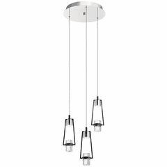 Kichler Ayse 3-LT Mini Pendant Cluster - Matte Black - 84189