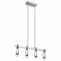 Kichler Ayse 4-LT Linear Pendant - Matte Black - 84127