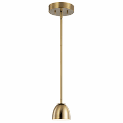 Kichler Baland 1-LT LED Mini Pendant - Brushed Natural Brass - 52419BNBLED