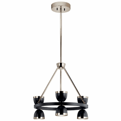 Kichler Baland 6-LT LED 1-Tier Chandelier - Black - 52417BKLED