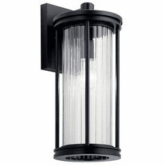 Kichler Barras 1-LT Outdoor Wall Light - Black - 59023BK