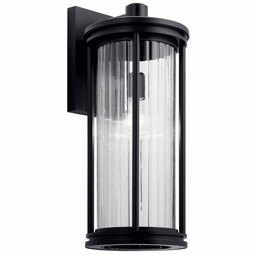 Kichler Barras 1-LT Outdoor Wall Light - Black - 59024BK