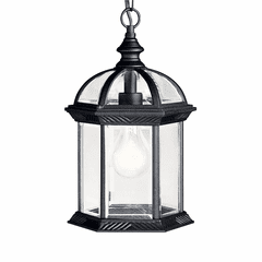 Kichler Barrie 1 light Pendant - Black - 9835BK