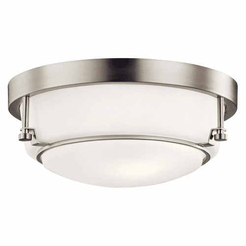 Kichler Belmont Flush Mount 2-LT - Brushed Nickel - 44088NI