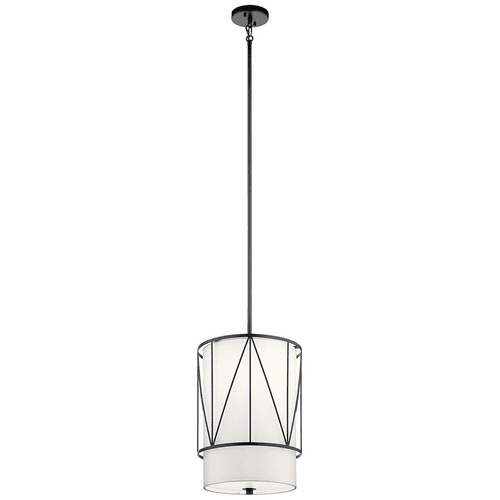 Kichler Birkleigh 1-LT Pendant - Black - 52073BK