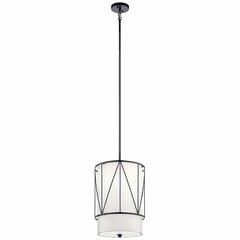 Kichler Birkleigh 1-LT Pendant - Black - 52073BK