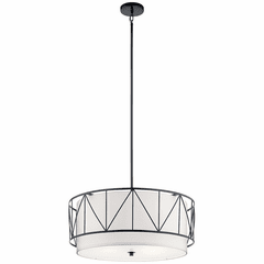 Kichler Birkleigh 4-LT Pendant - Black - 52072BK