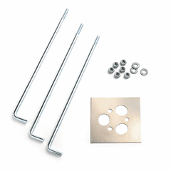Kichler Bollard Template Kit - Steel - 15671ST