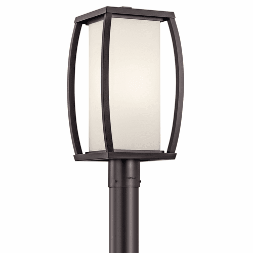 Kichler Bowen 1-LT Post Light - Bronze - 49342AZ