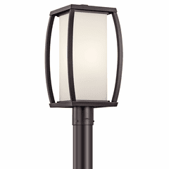 Kichler Bowen 1-LT Post Light - Bronze - 49342AZ