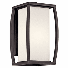 Kichler Bowen 13" 1-LT Wall Light - Bronze - 49337AZ