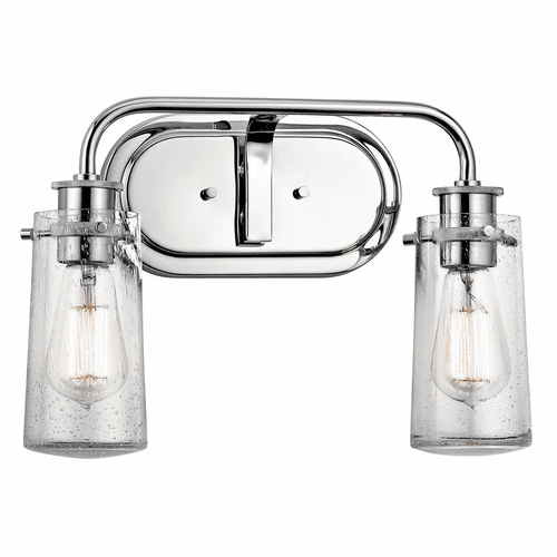 Kichler Braelyn 2-LT Vanity Light - Chrome - 45458CH