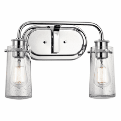 Kichler Braelyn 2-LT Vanity Light - Chrome - 45458CH