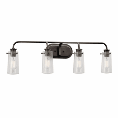 Kichler Braelyn 4-LT Vanity Light - Olde Bronze - 45460OZ Kichler Braelyn 4-LT Vanity Light - Olde Bronze - 45460OZ