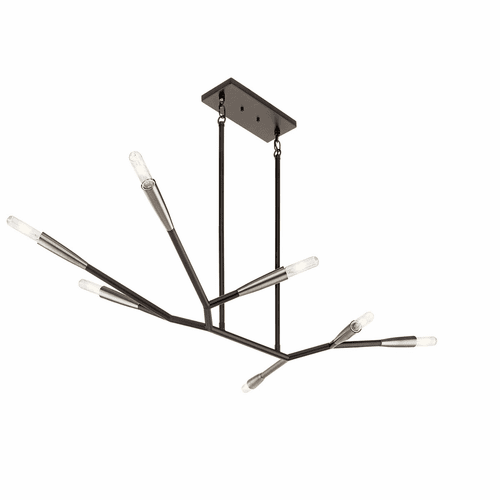 Kichler Branches 7-LT Chandelier - Black - 43795BK