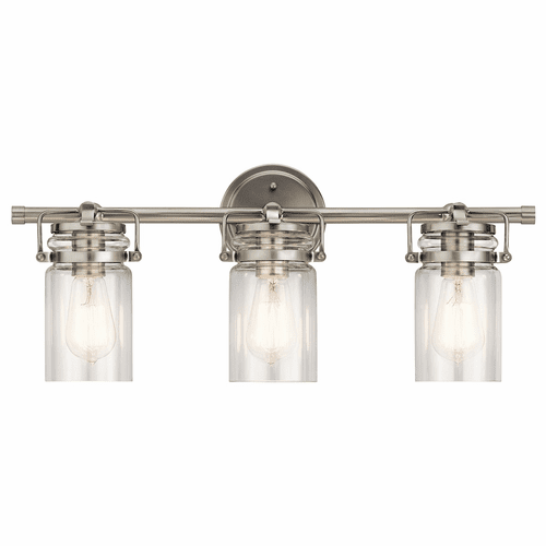 Kichler Brinley 3-LT Vanity Light - Brushed Nickel - 45689NI