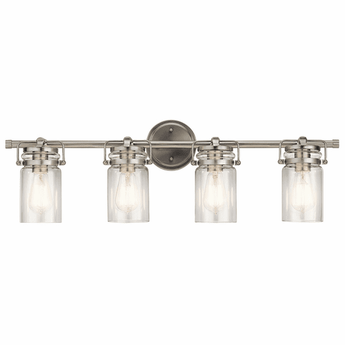 Kichler Brinley 4-LT Vanity Light - Brushed Nickel - 45690NI
