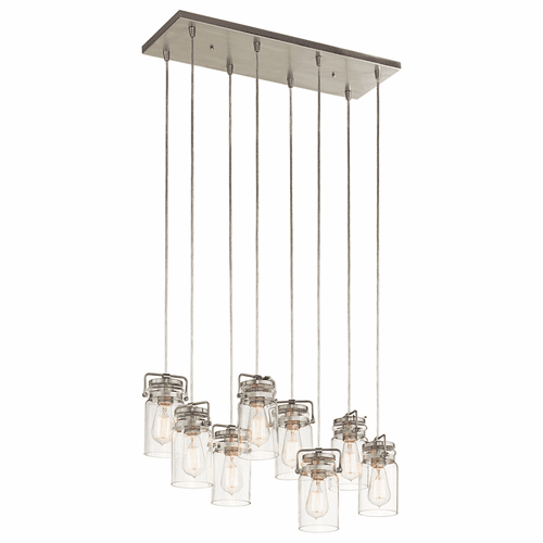 Kichler Brinley 8-LT Pendant - Brushed Nickel - 42890NI