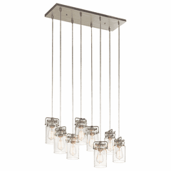 Kichler Brinley 8-LT Pendant - Brushed Nickel - 42890NI