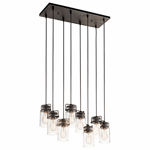 Kichler Brinley 8-LT Pendant - Olde Bronze - 42890OZ