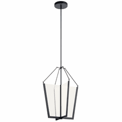 Kichler Calters 1-LT LED Foyer Pendant - Black - 52292BKLED