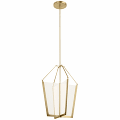 Kichler Calters 1-LT LED Foyer Pendant - Champagne Gold - 52292CGLED