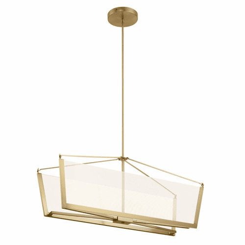 Kichler Calters 38" LED Linear Chandelier - Champagne Gold - 52293CGLED