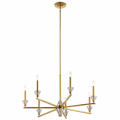 Kichler Calyssa 7-LT 1 Tier Chandelier - Fox Gold - 52002FXG