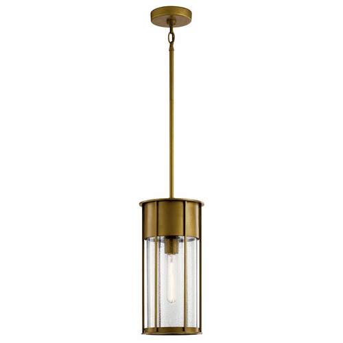 Kichler Camillo 1-LT Outdoor Pendant - Natural Brass - 59082NBR