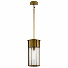 Kichler Camillo 1-LT Outdoor Pendant - Natural Brass - 59082NBR