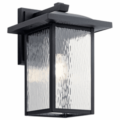 Kichler Capanna 16" 1-LT Wall Light - Black - 49926BKT