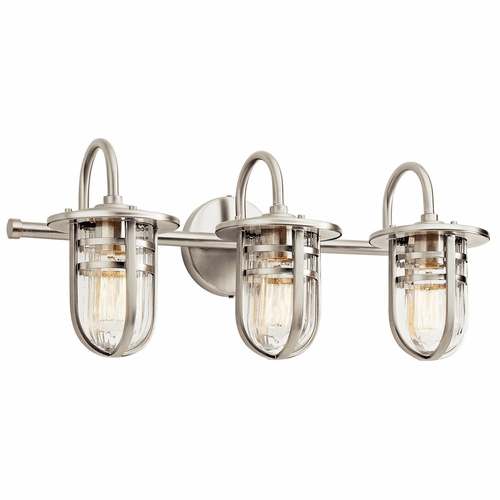 Kichler Caparros 3-LT Vanity Light - Brushed Nickel - 45133NI