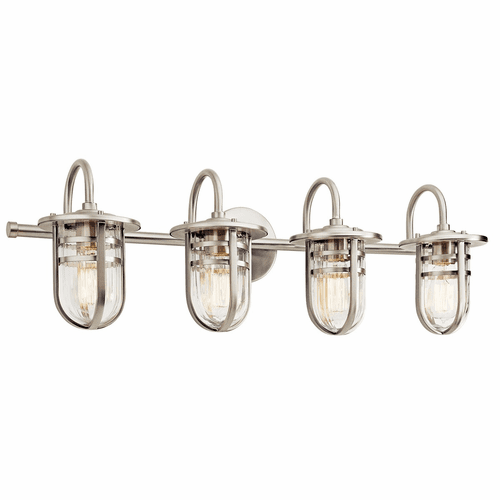 Kichler Caparros 4-LT Vanity Light - Brushed Nickel - 45134NI