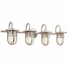 Kichler Caparros 4-LT Vanity Light - Brushed Nickel - 45134NI