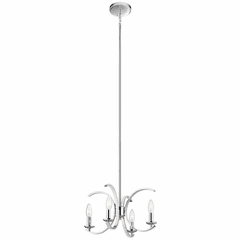 Kichler Cassadee 4-LT Pendant/ Semi Flush - Chrome - 52119CH
