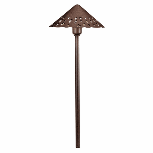 Kichler Cast Hammered Roof 3000K Landscape LED - Tannery Bronze - 15871TZT