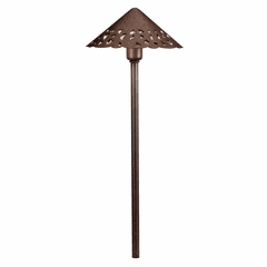Kichler Cast Hammered Roof 3000K Landscape LED - Tannery Bronze - 15871TZT