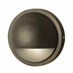 Kichler CBR LED Integrated 12V LED 3000K Half Moon Deck Light - Brass - 15764CBR30