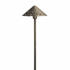 Kichler CBR LED Integrated Cast Hammered Roof 3000K LED - Brass - 15871CBR30