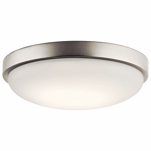 Kichler Ceiling Space 11.5" LED Flush Mount - Brushed Nickel - 10763NILED