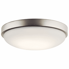 Kichler Ceiling Space 11.5" LED Flush Mount - Brushed Nickel - 10763NILED