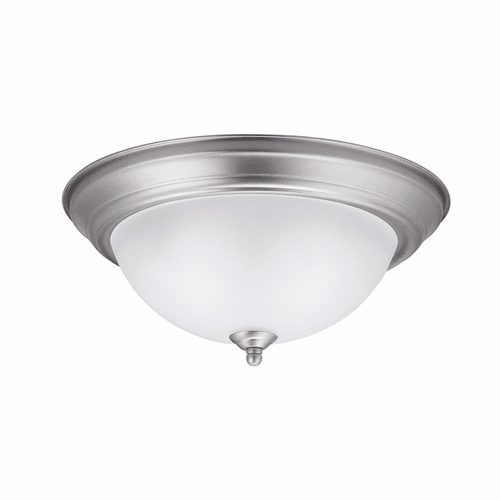 Kichler Ceiling Space 13.25" 2-LT Flush Mount - Brushed Nickel - 8112NI