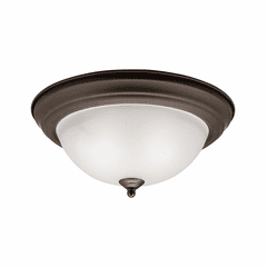 Kichler Ceiling Space 13.25" 2-LT Flush Mount - Olde Bronze - 8112OZ Kichler Ceiling Space 13.25" 2-LT Flush Mount - Olde Bronze - 8112OZ