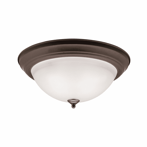 Kichler Ceiling Space 15.25" 3-LT Flush Mount - Olde Bronze - 8116OZ