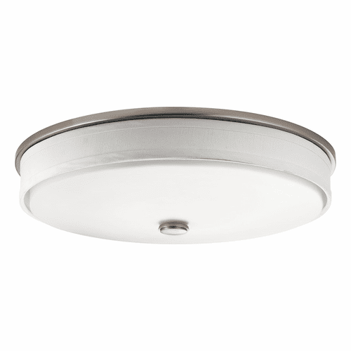Kichler Ceiling Space 17.25" LED Flush Mount - Brushed Nickel - 10886NILED