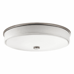 Kichler Ceiling Space 17.25" LED Flush Mount - Brushed Nickel - 10886NILED Kichler Ceiling Space 17.25" LED Flush Mount - Brushed Nickel - 10886NILED
