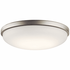 Kichler Ceiling Space 17.75" LED Flush Mount - Brushed Nickel - 10765NILED