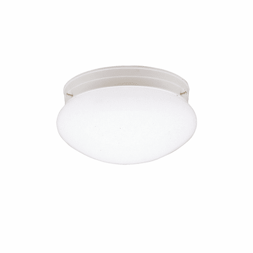 Kichler Ceiling Space 9.25" 1-LT Flush Mount - White - 208WH